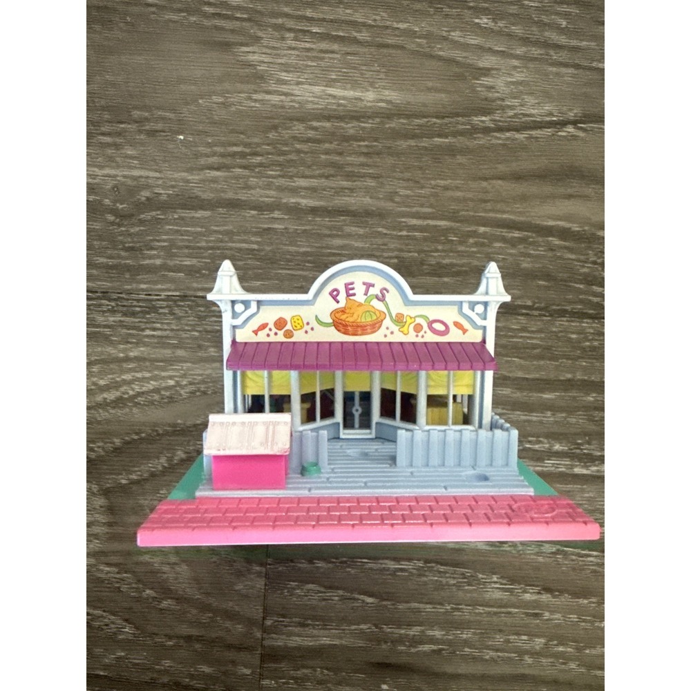 POLLY POCKET PET STORE Bluebird Toys Pollyville Compact RARE VINTAGE  1993